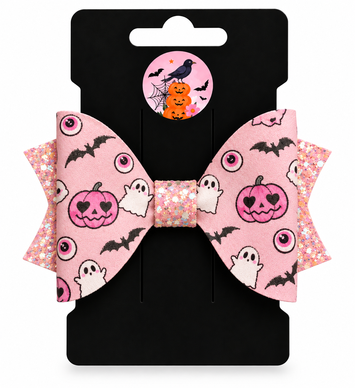 Pretty in Pink Halloween Hair Bows β 6 Spooktacular Designs ππ»π