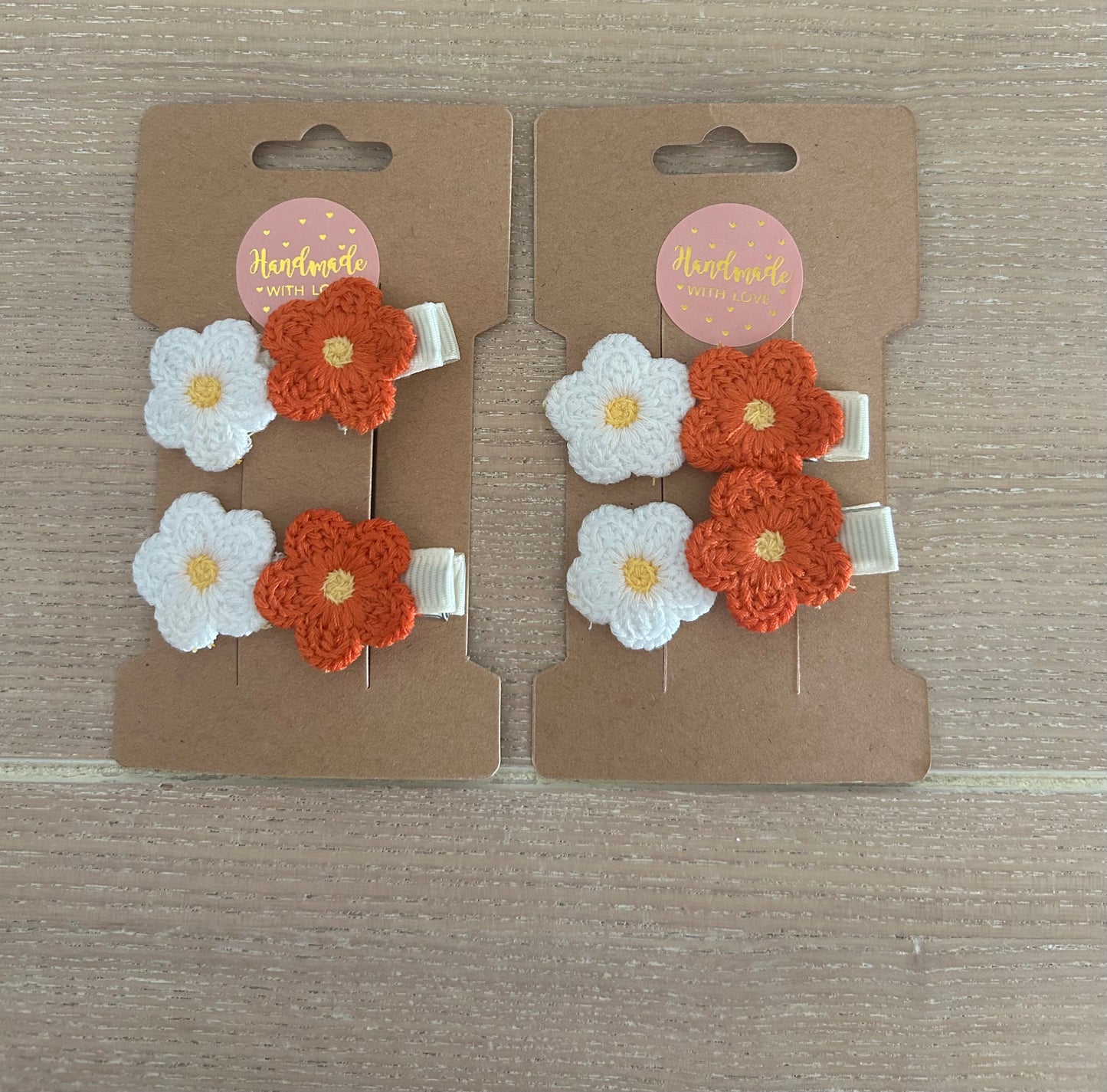 Orange and white flowers