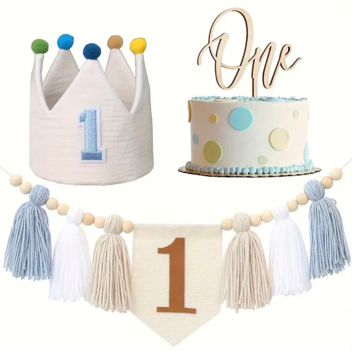 Boys First Birthday Set