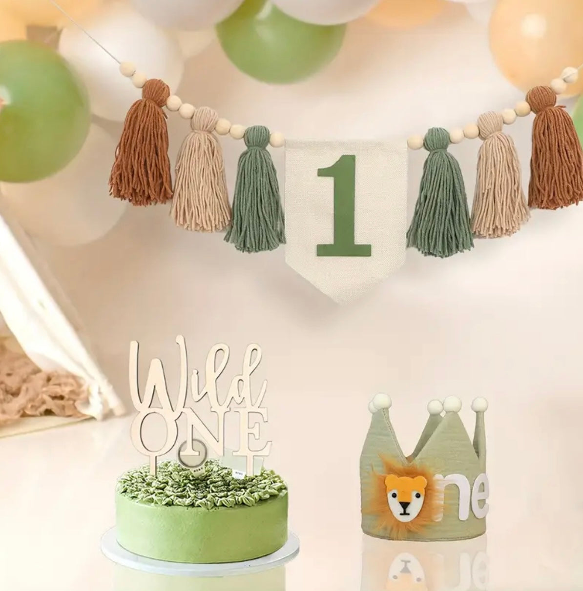 Wild One 1st Birthday Banner