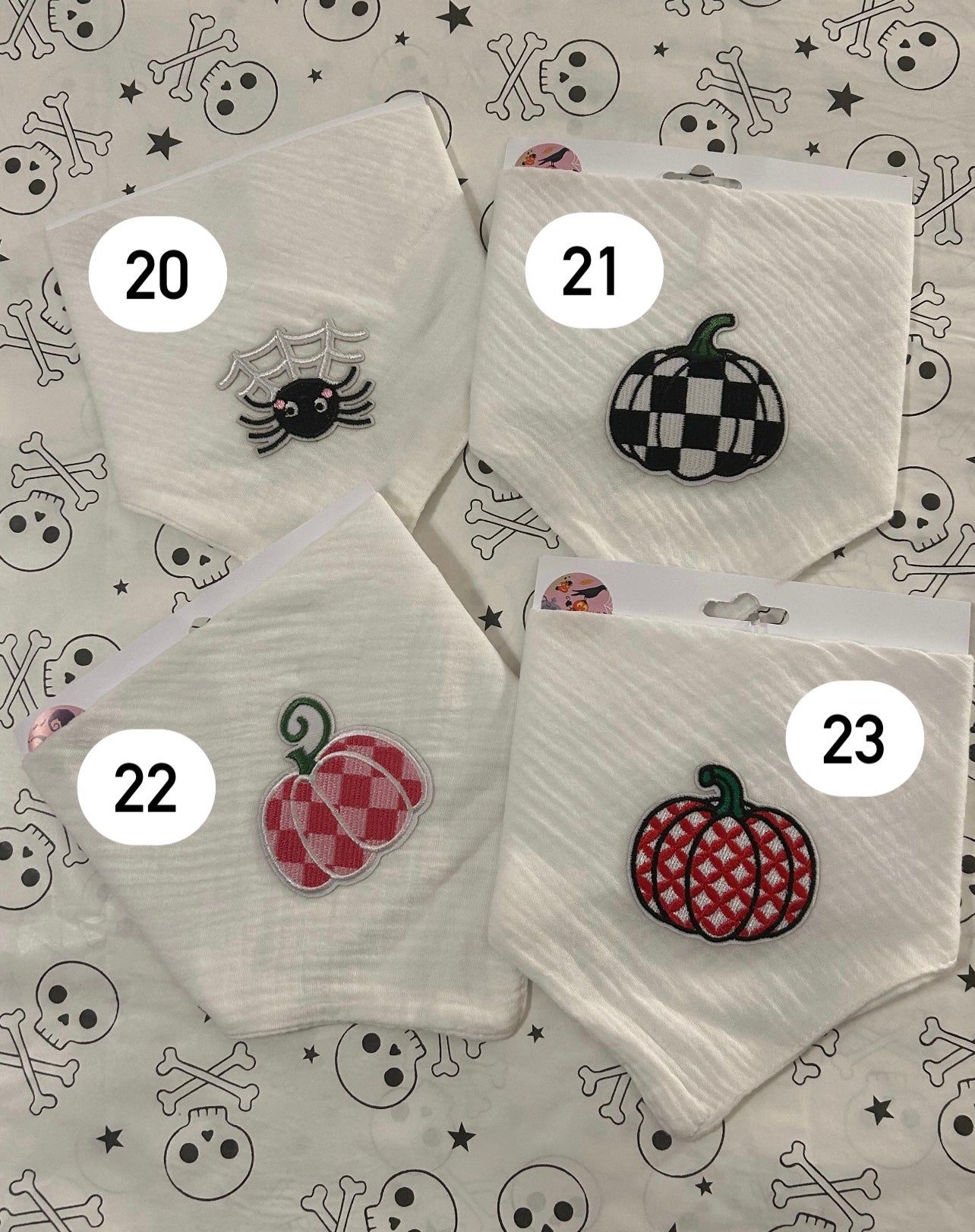 Halloween Dribble Bibs