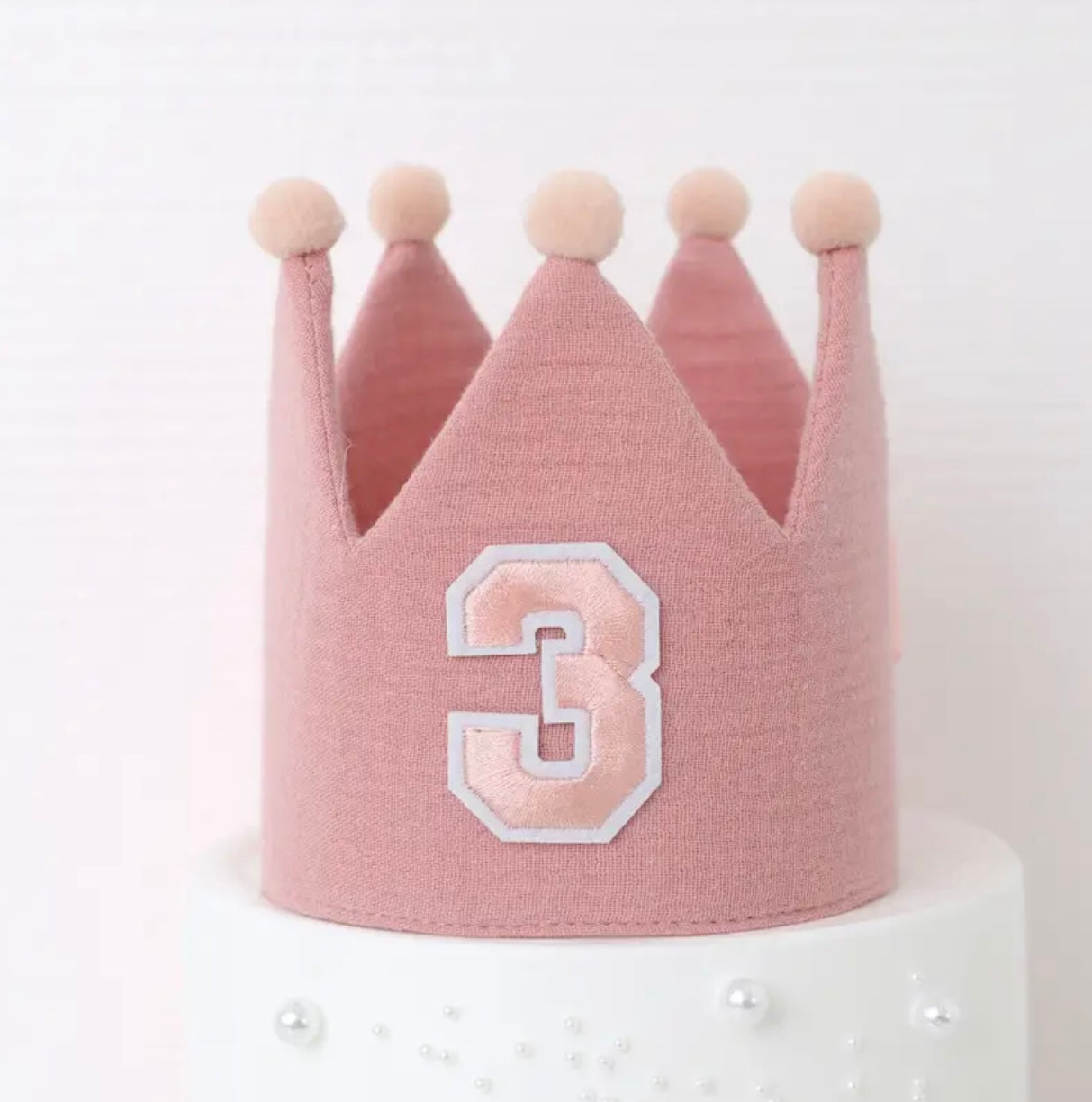 Pink Birthday Crowns