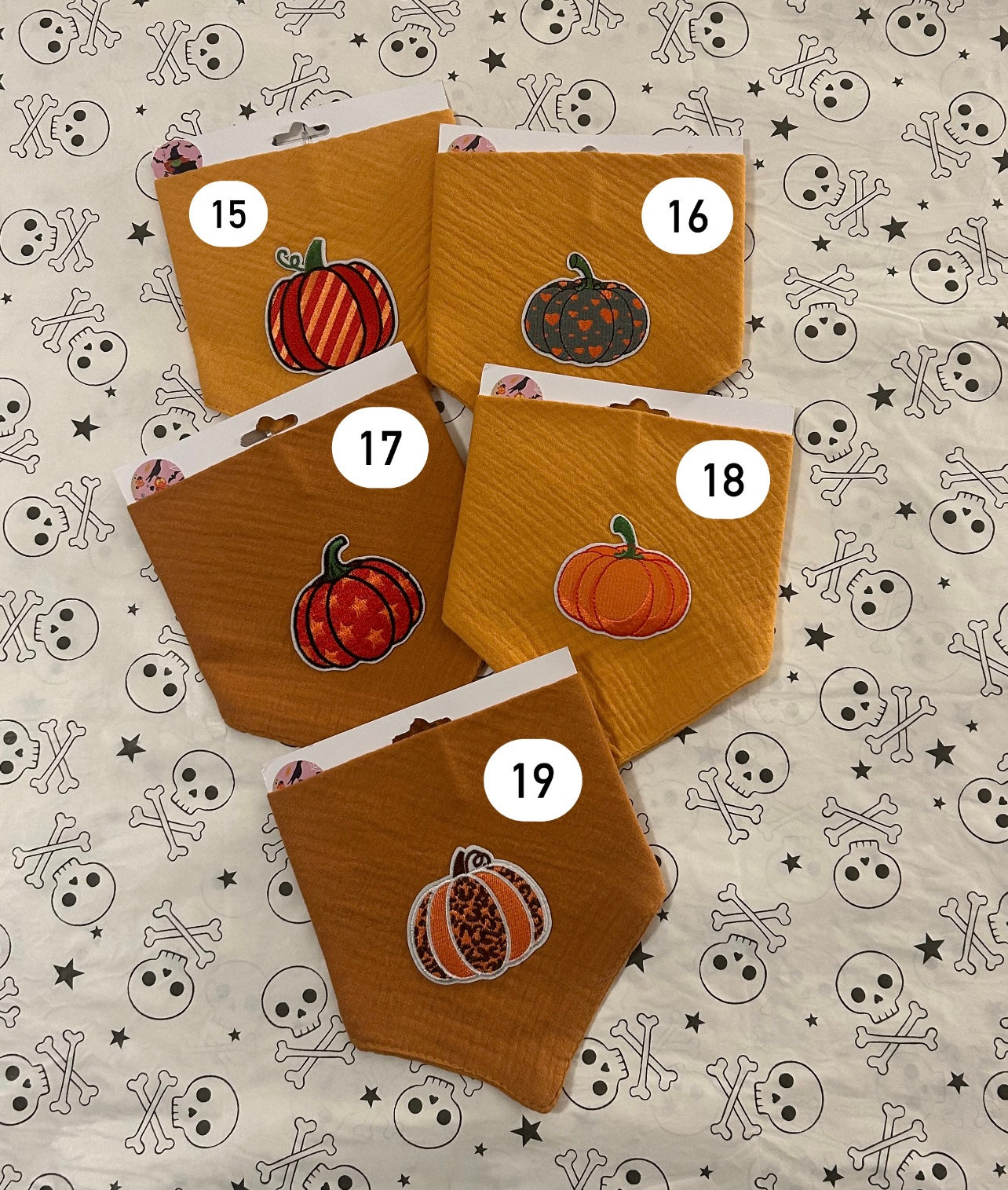 Halloween Dribble Bibs