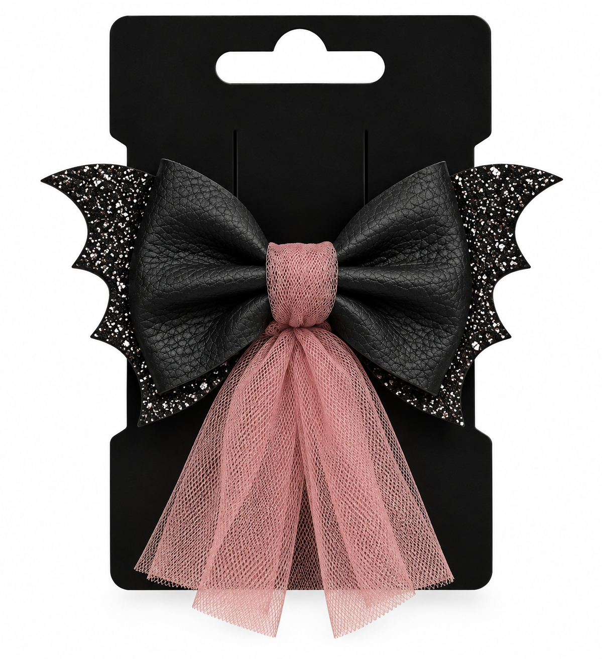 Spooktacular Bat Wing Halloween Hair Bow 🎃🖤